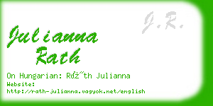 julianna rath business card